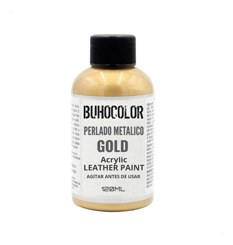 Tinte Metalizado Perlado Al Agua Multisuperficies -buhocolor Color GOLD / ORO
