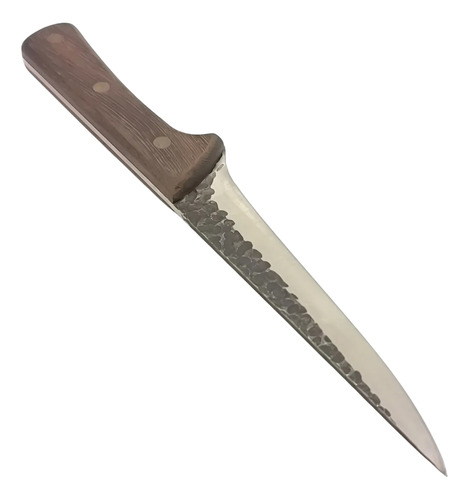 Cuchillo Carnicero Rustico Hoja Delgada Filetero Con Funda