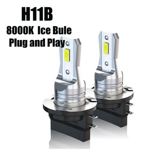 P Kit De Faróis Led H11b Superbrillante De 2000 Lúmenes, 55