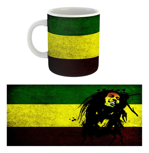 Taza Bob Marley Reggae |de Hoy No Pasa| 2