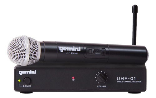 Micrófono Inalámbrico Gemini Uhf-01m Cardioide Oferta!!