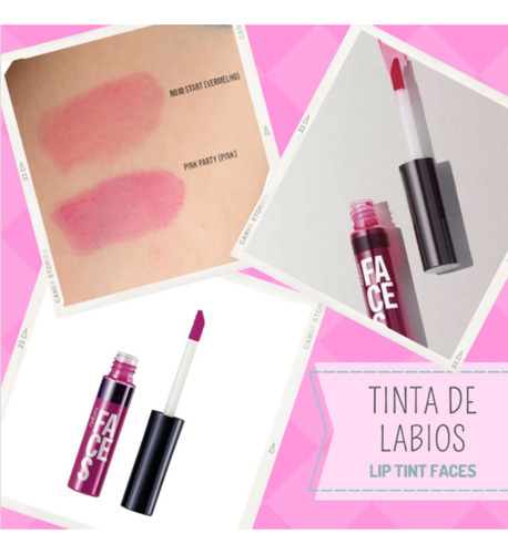 Labial Natura Faces Lip Tint Pink