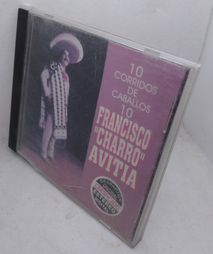 Francisco Charro Avitia / 10 Corridos De Caballos /cd/ Usado