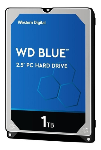 Imagen 2 de 4 de Disco duro interno Western Digital WD10SPZX 1TB azul
