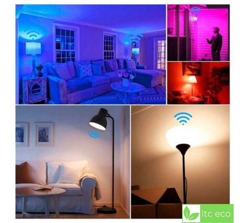 Foco Led Smart 9w Rgb Wifi Luz Rgb Fria Calida Neutra Bulbo
