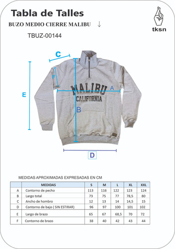 Buzo Tukson Malibu Para Hombre - Estilo Casual Y Confortable