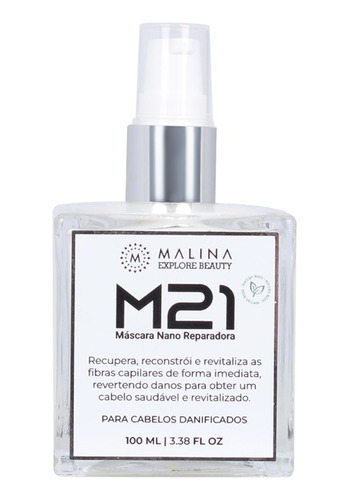 Máscara Nano Reparadora Malina M21 100ml