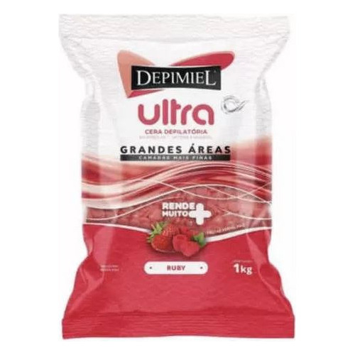 Cera Depimiel Ultra Ruby Frutas Vermelhas 1kg P/ Depilação