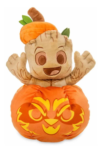 Baby Groot En Calabaza 33cm Peluche Halloween Disney Store