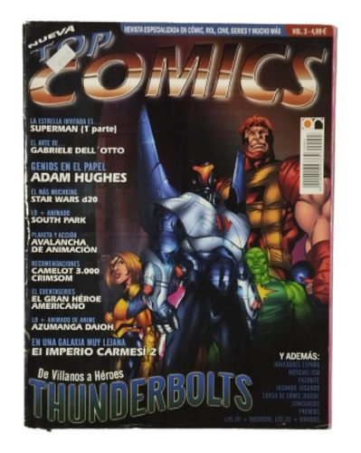 Top Comics # 3 De Villanos A Heroes Thunderbolts