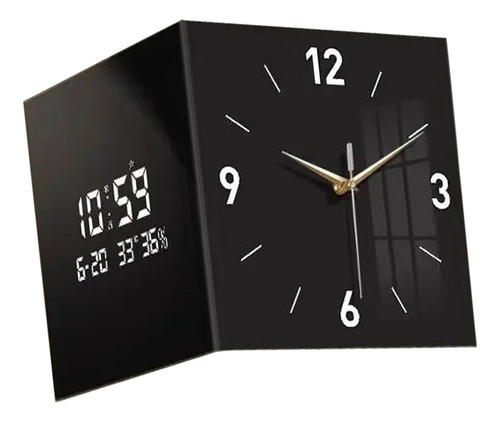 Reloj De Esquina Reloj De Pared De Doble Cara, 30 Cmx30cm