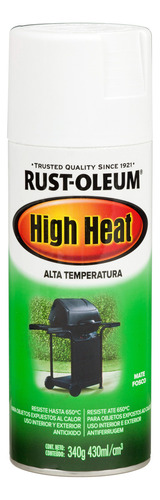 Aerosol Alta Temperatura Rust Oleum Colores X 340 Color Blanco