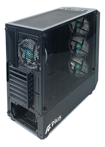 Gabinete Gamer Mid Tower Atx A+ Plus Tech Zohar 4 Fans Argb
