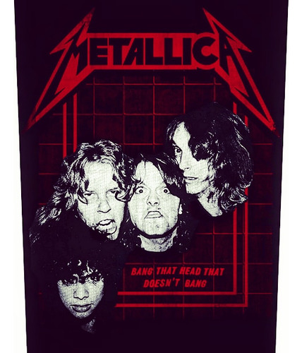 Metallica- Kill 'em All Era Parche Espaldar 