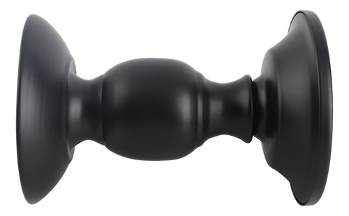 Candelabro Negro Con Forma De Pilar, De Metal Inoxidable, De