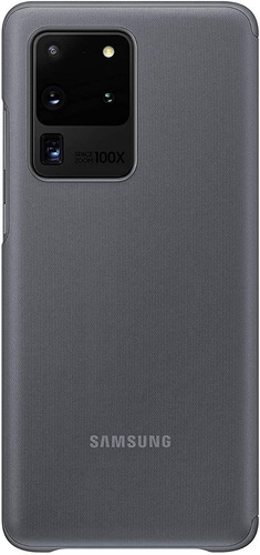 Samsung Case S-view Flip Cover Para Galaxy S20 Ultra Gris