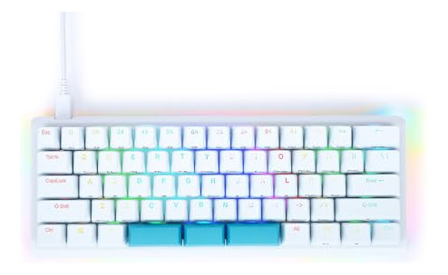 Kinesis Tko Pack: Teclado Mecnico 60% Hotswap Blanco