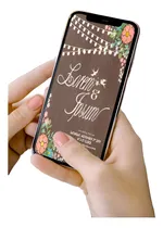 Comprar Invitaciones Casamiento  Diseño Unico P\u002F Enviar X Whatsapp