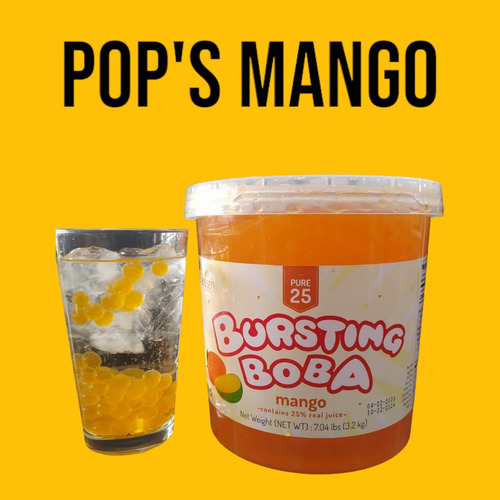 Perlas Explosivas / Popping Boba 3.2 Kg Mango