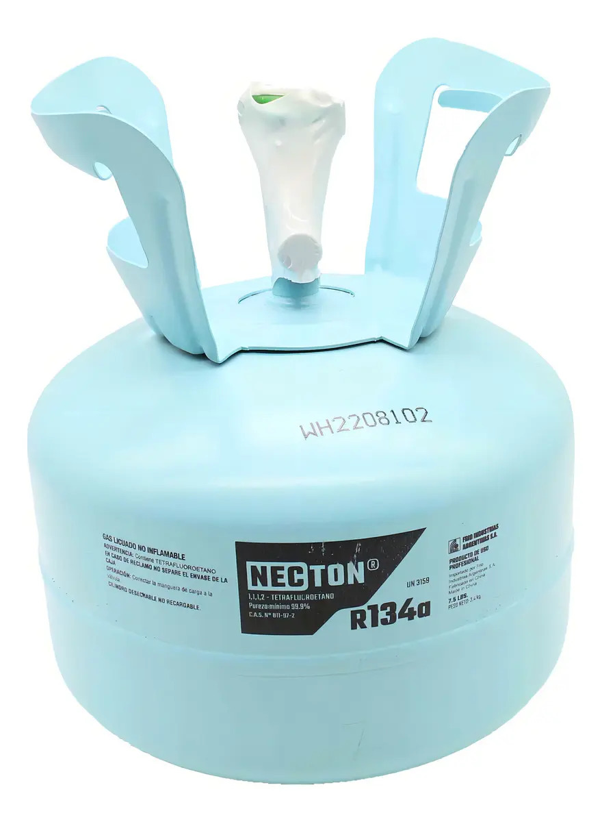 Gas R134a Necton Garrafa 3.4kg Aire Acondicionado Vehicular