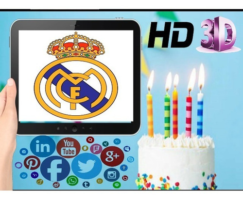 Vídeo Invitación Cumpleaños Real Madrid & Mas Motivos 3d