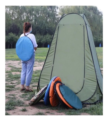 Carpa Para Baño Y Ducha, Vestidor Portátil + Ducha Solar 40l