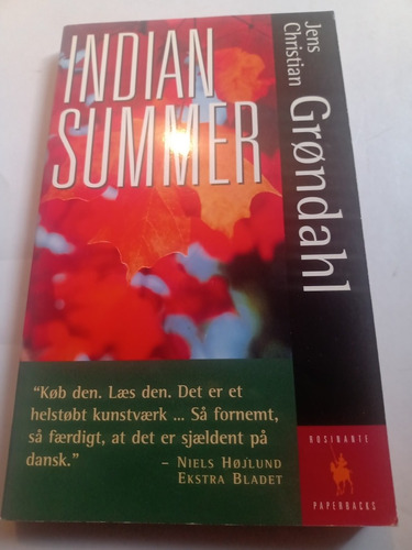 Libro En Noruego Indian Summer Jens Christian Buen Estado