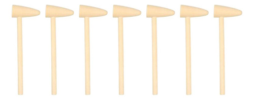 3 Mini Martillos De Madera Mazos Mazo De Madera 13,5 Cm