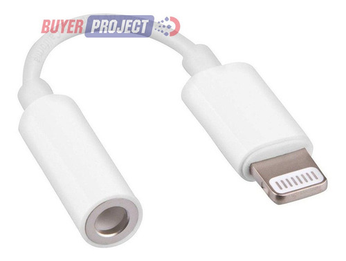 Imagen 2 de 4 de Adaptador Lightning A Jack Audio 3.5mm iPhone 2 7 8 11 Xs