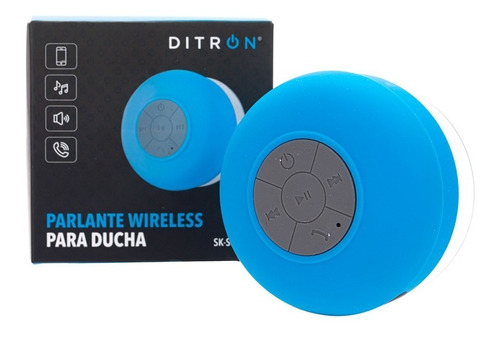 Parlante Bluetooth Waterproof Sopapa  Agua Ducha Ditron