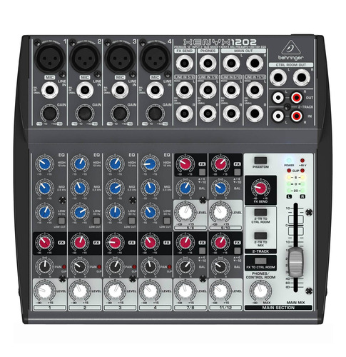 Consola Mezcladora Behringer Xenyx 1202 12 Canales