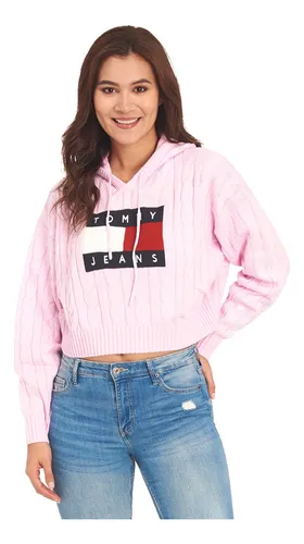 Sueter rojo online tommy hilfiger mujer