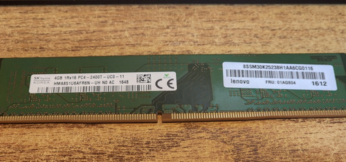 Memoria Ram Sk Hynix 4gb Ddr4 2400 Mhz