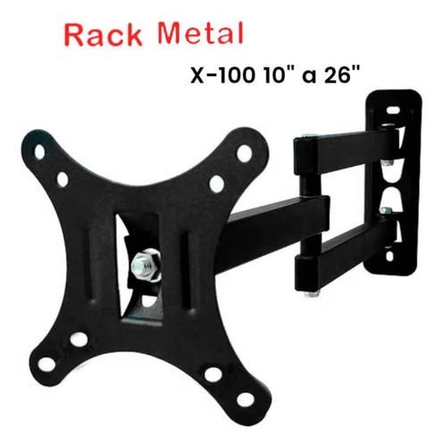 Rack De Tv Lcd Led Oled Monitor Soporte Universa Móvil Metal