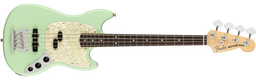 Fender American Performer Mustang Bass - Satén Verde Surf .