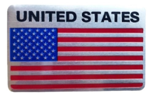 Emblema Pegatina Bandera Usa Ford Chevrolet Jeep Gmc Cheroke