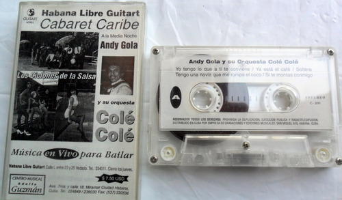 Andy Gola Y Su Orquesta Cole Cole * Salsa Cubana * Casete