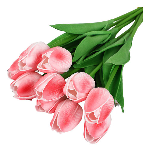 Pu Tulipanes Falsos Real Touch Artificiales Flores Artif [u]
