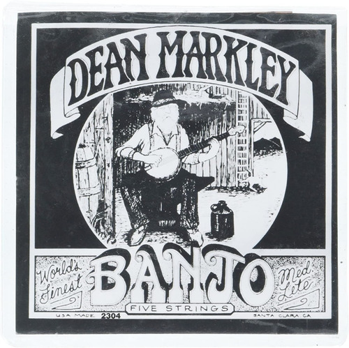 Encordado Dean Markley 2304 Banjo De 5 Cuerdas Medium Light 