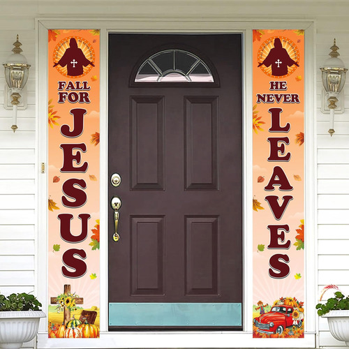 Cartel Con Texto En Inglés  Fall For Jesus He Never Lees  Co