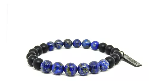 esfuerzo jugo fuga de la prisión Pulsera Pogo Hombre Rockget Piedra Lapislazuli