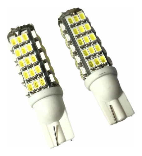 Set 2x Bulbos T10 T13 T15 912 921 W5 68 Smd Led Xenón 6000k