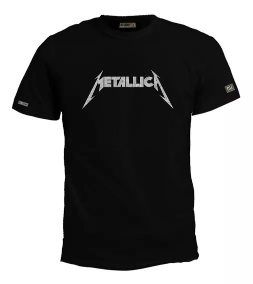  Camiseta Metallica Logo Metal Rock Banda Eco