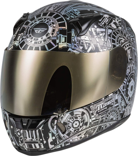 Casco Para Moto Fly Racing Is Committe Talla L Color Negro