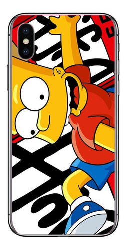 Funda Para iPhone Varios Diseños Tpu The Simpsons
