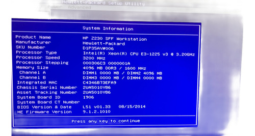Cpu .. Hp Workstation Z230 Xeon Cuarta Generación (Reacondicionado)