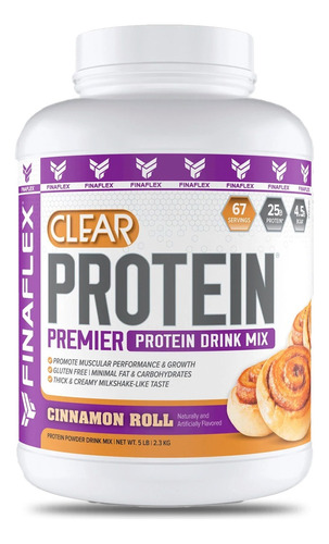 Proteina Clear 5lbs 67 Servicios Cinnamon Roll - Finaflex