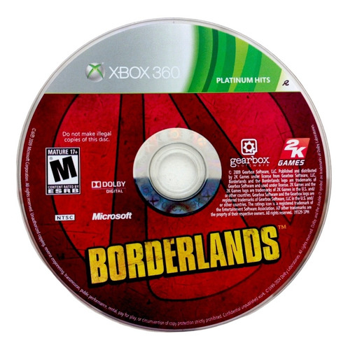 Borderlands Xbox 360 (solo Disco) (Reacondicionado)