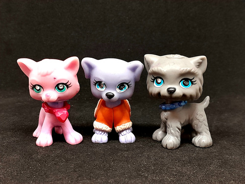 Pack X3 Sparklin Pets - Polly Pocket - Mattel - Los Germanes