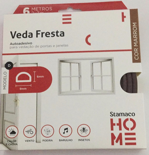 Veda Fresta Marrom Modelo D Stamaco 6 Metros 5018